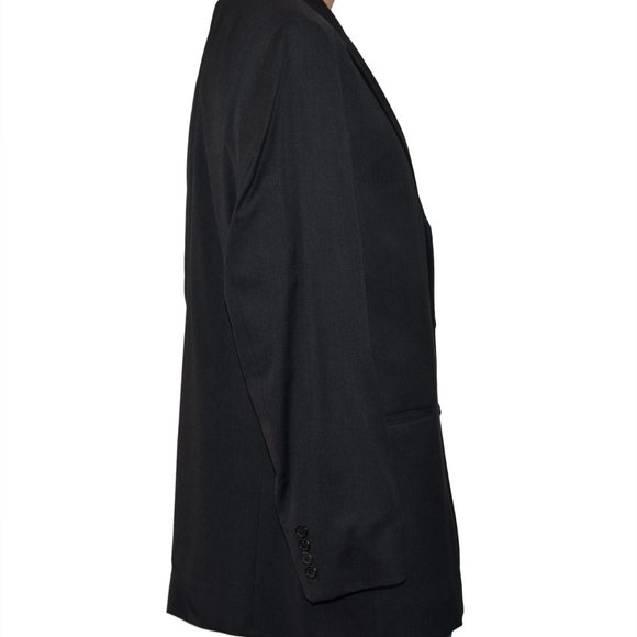 *Hugo Boss Super 100 Sz 40R Black 3 Button Jacket